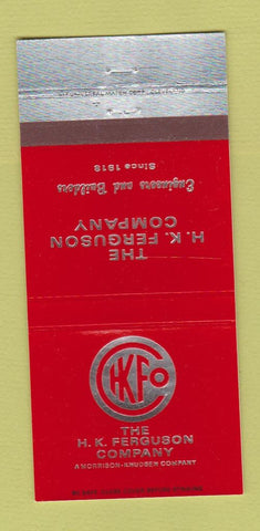 Matchbook Cover - HK Fergson Company Morrison Knudsen 30 Strike