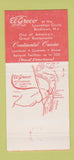 Matchbook Cover - El Greco Restaurant Bricktown NJ 30 Strike