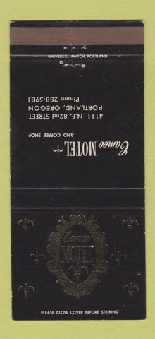 Matchbook Cover - Cameo Motel Portland OR WEAR 30 Strike