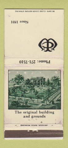 Matchbook Cover - Wisconsin Club Milwaukee WI WORN 30 Strike