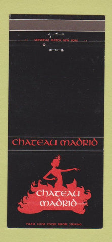 Matchbook Cover - Chateau Madrid Lexington Hotel New York City 30 Strike