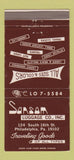 Matchbook Cover - Sanson Luggage Philadelphia PA Samsonite 30 Strike
