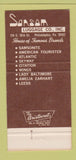 Matchbook Cover - Sanson Luggage Philadelphia PA Samsonite 30 Strike