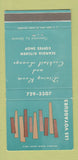Matchbook Cover - Les Voyageurs Minneapolis St Paul MN airport WEAR 30 Strike