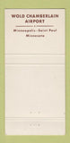 Matchbook Cover - Les Voyageurs Minneapolis St Paul MN airport WEAR 30 Strike