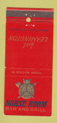 Matchbook Cover - Hotel Leamington Minneapolis MN 21 Strike Feature