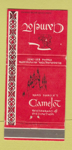 Matchbook Cover - Hans Skalle's Camelot Bloomington MN WEAR 30 Strike