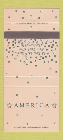 Matchbook Cover - America New York City 30 Strike