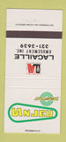 Matchbook Cover - Lacaille Amusement Lanjeu 30 Strike
