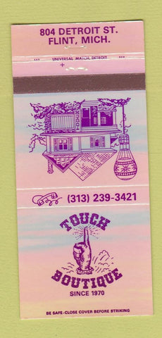 Matchbook Cover - Touch Boutique Flint MI 30 Strike