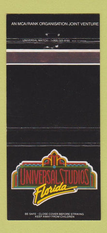 Matchbook Cover - Universal Studios Florida FL 30 Strike