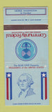 Matchbook Cover - Community Federal Savings George Washington WEAR 30 Strike