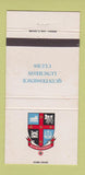 Matchbook Cover - Quintessence Luncheon Club London UK England 30 Strike