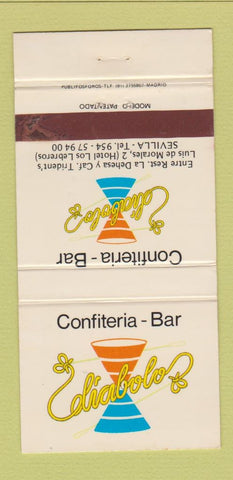 Matchbook Cover - Confiteria Bar Sevilla Spain WEAR 30 Strike