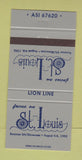 Matchbook Cover - Focus on St Louis MO 1992 Showcase 30 Strike