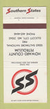 Matchbook Cover - Howard County Petroleum Ellicott City MD  30 Strike