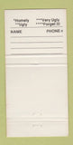 Matchbook Cover - MS Multiple Schlerosis KRKE Radio Budweiser Beer 30 Strike