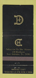 Matchbook Cover - Crockett Hotel San Antonio TX 30 Strike