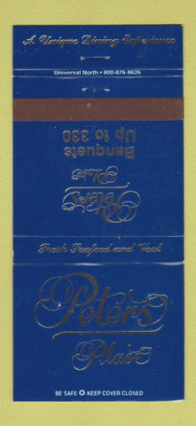 Matchbook Cover - Peter's Place  Restaurant Kirwan Heights PA 30 Strike
