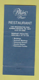 Matchbook Cover - Peter's Place  Restaurant Kirwan Heights PA 30 Strike