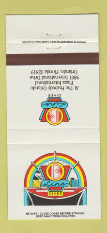 Matchbook Cover - B Line Diner Orlando FL 30 Strike