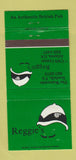 Matchbook Cover - Reggie's British Pub Atlanta GA Norfolk VA WEAR 30 Strike