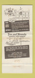 Matchbook Cover - Karl Ratzsch's Restaurant Hubertus WI 30 Strike