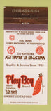 Matchbook Cover - Playboy Yams Sweet Potatoes Chadbourn NC 30 Strike