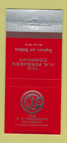 Matchbook Cover - HK Fergson Company Morrison Knudsen 30 Strike