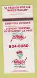 Matchbook Cover - Romanzo! Park Italian Restaurant Orleans ON  30 Strike