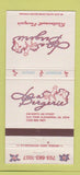Matchbook Cover - La Bergerie Restaurant French Alexandria VA 30 Strike