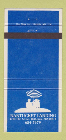 Matchbook Cover - Nantucket Landing Bethesda MD 30 Strike