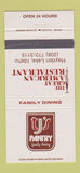 Matchbook Cover - TJ's Pantry Hayden Lake ID 30 Strike