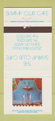 Matchbook Cover - Swamp Club Cafe Solon OH 30 Strike