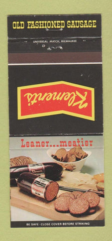 Matchbook Cover - Klement's Sausage Milwaukee WI  30 Strike