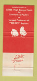 Matchbook Cover - Ceres Supply Massillon OH 30 Strike