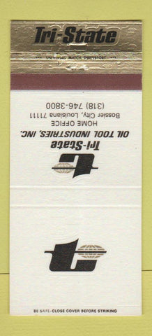 Matchbook Cover - Tri State Oil Tool Bossier City LA 30 Strike