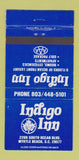 Matchbook Cover - Indigo Inn Myrtle Beach SC 30 Strike