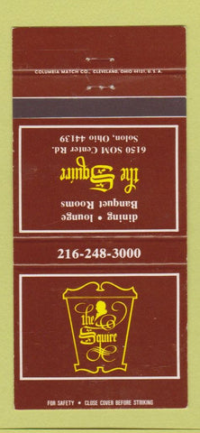 Matchbook Cover - The Squire Solon OH 30 Strike