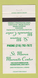 Matchbook Cover - St Maron Maronite Center Youngstown OH 30 Strike