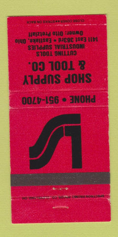 Matchbook Cover - Shop Supply & Tool Eastlake OH 30 Strike