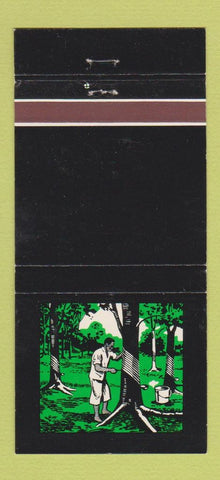 Matchbook Cover - EP Lambert Rubber Latex Akron OH 30 Strike