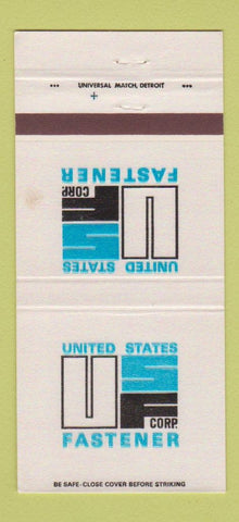 Matchbook Cover - US Fastener Saginaw Detroit MI 30 Strike