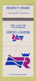 Matchbook Cover - Regency Cruises New York City 30 Strike