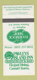 Matchbook Cover - Pawleys Island Inn SC Hammock Shop 30 Strike