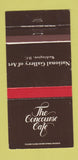 Matchbook Cover - The Concourse Cafe Washington DC Art Gallery WEAR 30 Strike