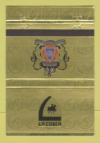 Matchbook Cover - La Costa Hotel Spa Carlsbad CA 40 Strike