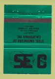 Matchbook Cover - Steel Engineering Signal Hill CA 40 Strike