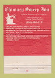 Matchbook Cover - Chimney Sweep Inn Solvang CA 40 Strike