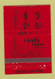 Matchbook Cover - Chan's Waikiki Paramus NJ Tiki 40 Strike